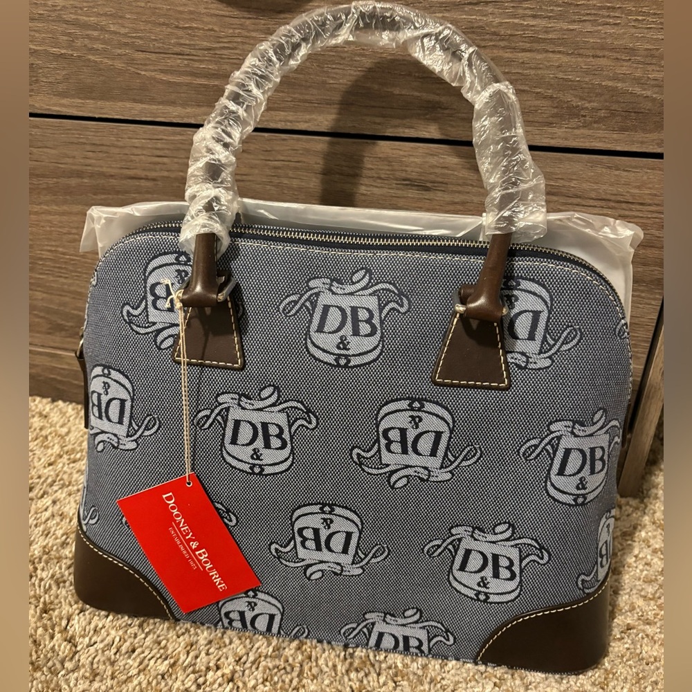 Dooney & Bourke Domed Satchel in Blue